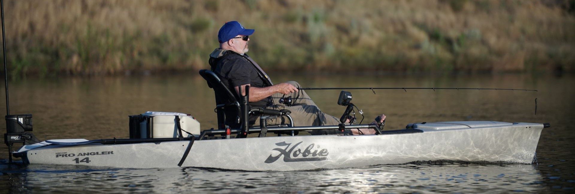 Mirage Pro Angler 14 - Pedal Fishing Kayak, Pro Anglers